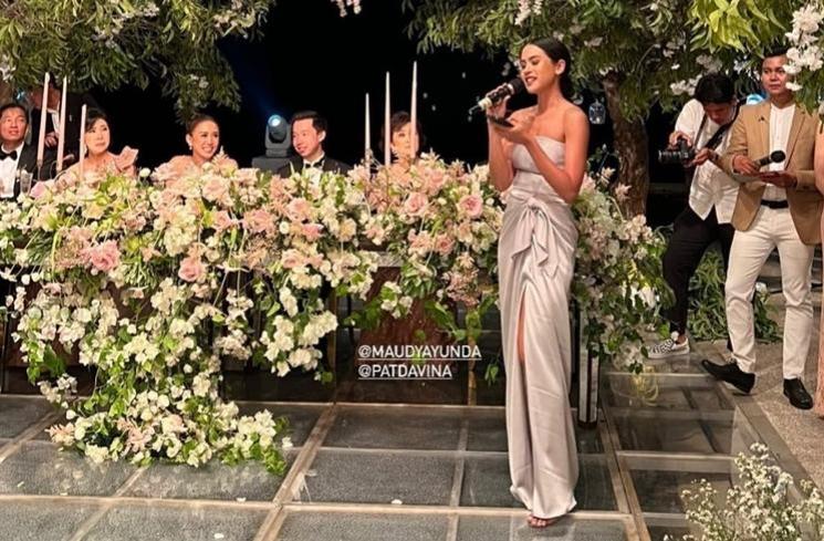 Potret Maudy Ayunda Jadi Bridesmaid (instagram/@patdavina)