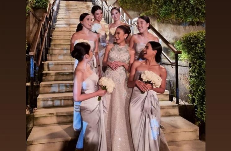 Potret Maudy Ayunda Jadi Bridesmaid (instagram/@patdavina)