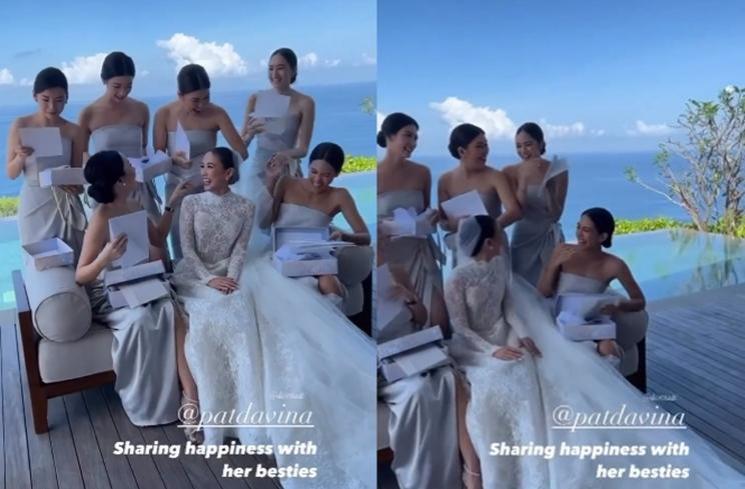 Potret Maudy Ayunda Jadi Bridesmaid (instagram/@patdavina)