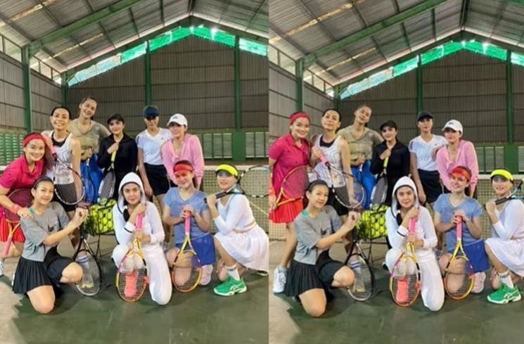 Potret Geng Tenis Titi Kamal (Instagram/@titi_kamall)