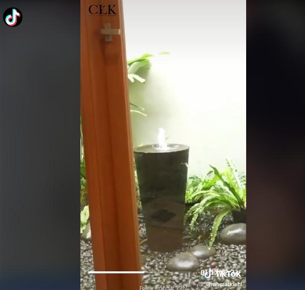 Potret rumah Cinta Laura. (TikTok/rahmatkiehl)