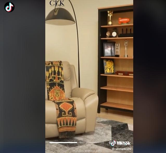 Potret rumah Cinta Laura. (TikTok/rahmatkiehl)