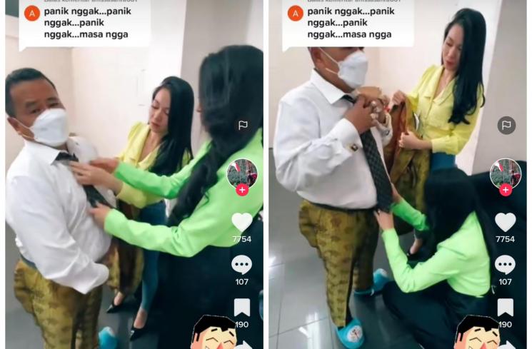 Hotman Paris dan Aspri (TikTok/@emp.management)