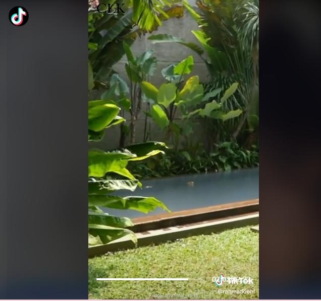 Potret rumah Cinta Laura. (TikTok/rahmatkiehl)