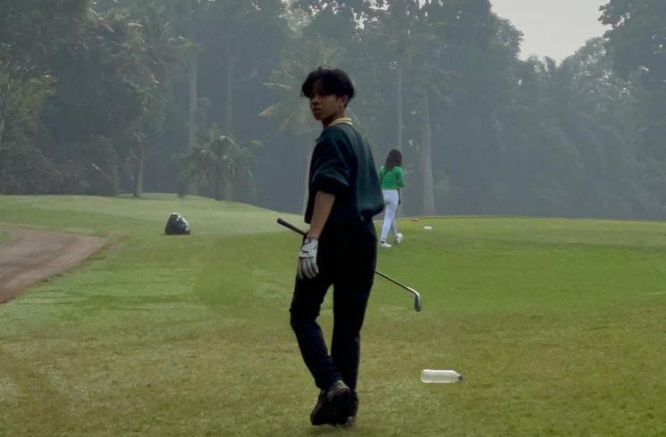 Fateh Halilintar main golf (Instagram/@fatehhalilintar)