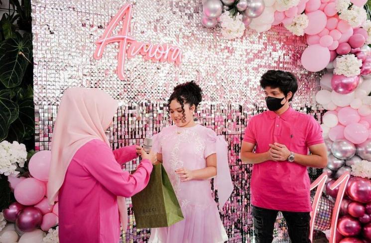Potret Pesta Ulang Tahun Amora Putri Krisdayanti. (Instagram/attahalilintar)