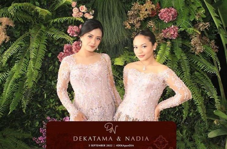 Potret Amel Carla di Nikahan Kakak. (Instagram/@amelcarla)