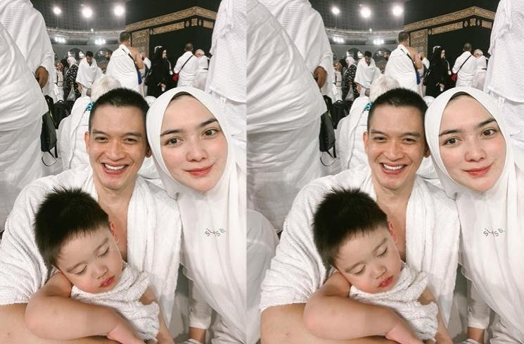 Potret Citra Kirana Berangkat Umroh (Instagram/@thereal_rezkyadhitya)