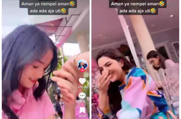 Fuji pamer cium tangan Ashanty (TikTok/@_thortila)