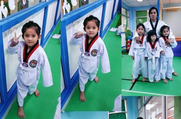 Anak artis belajar bela diri sejak kecil (Instagram/audyitem)