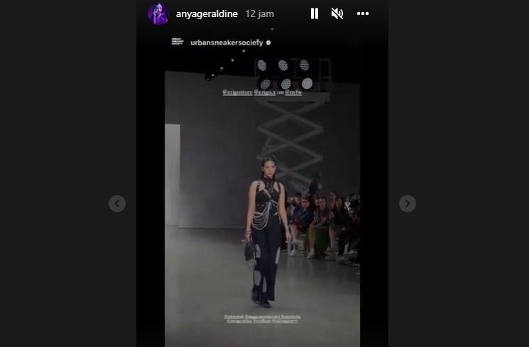 Gaya Anya Geraldine Bak Model Profesional (Instagram/@anyageraldine)