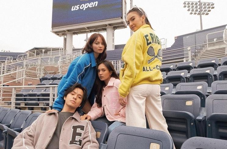 Pesona Enzy Storia Nonton Tenis US Open (instagram/@enzystoria)