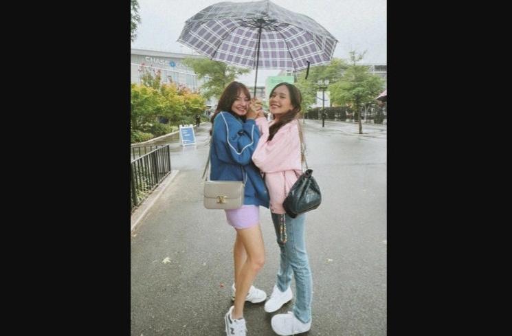 Pesona Enzy Storia Nonton Tenis US Open (instagram/@enzystoria)