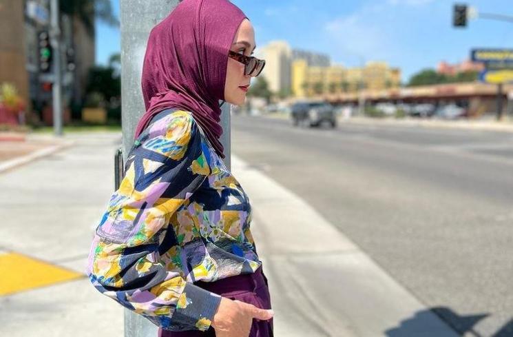 Potret Zaskia Adya Mecca di Amerika. (Instagram/zaskiadyamecca)
