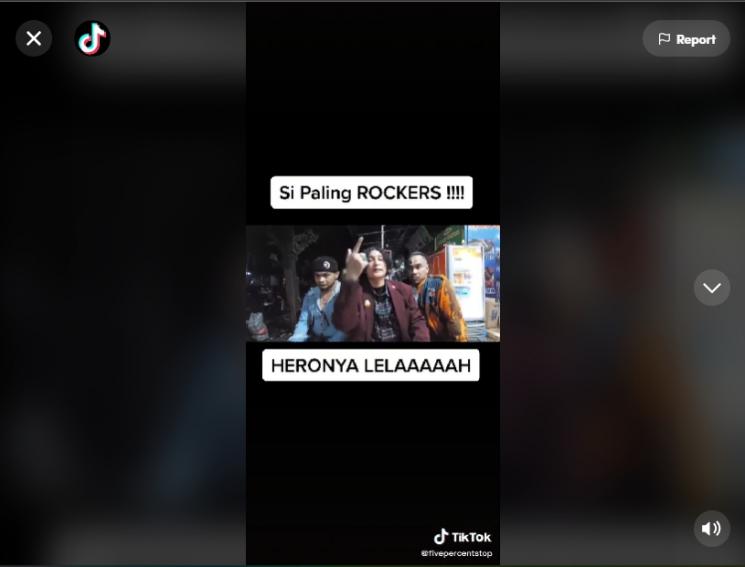 Firdaus Oiwobo Ngaku Dulunya Rockers Seangkatan Andre Taulany. (TikTok)
