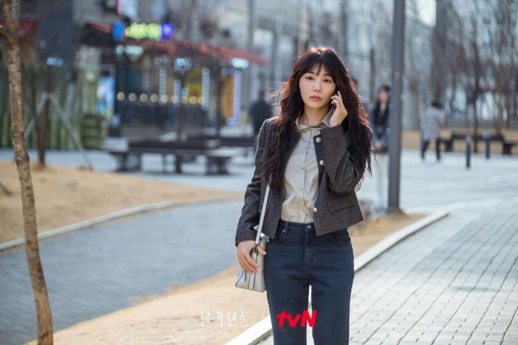 Pesona Jung Eun Ji di Blind (Instagram/@tvn_drama)