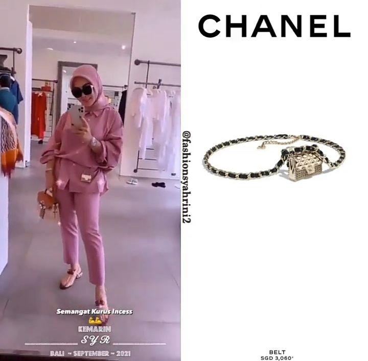 Koleksi ikat pinggang Syahrini (Instagram/fashionsyahrini2)