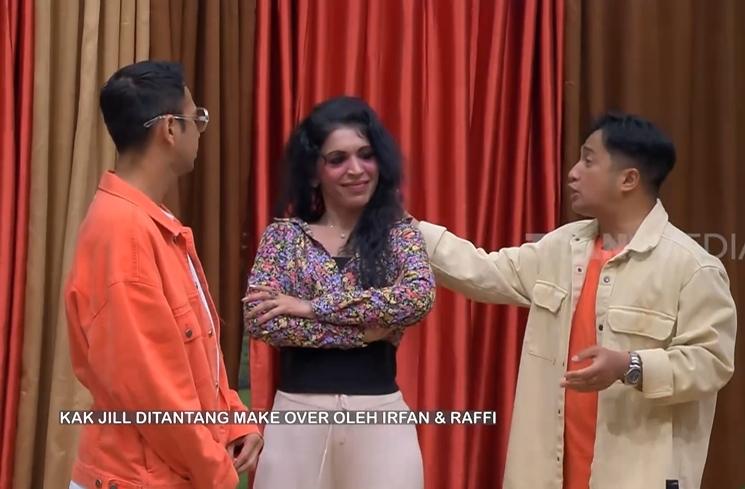 Potret Make Over Kak Jill Bak Artis India (YouTube TRANS7 OFFICIAL)