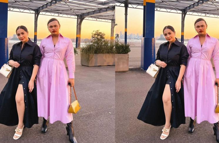 Fashion Mahal Nagita Slavina saat di Amerika Serikat (Instagram/@raffinagita1717)