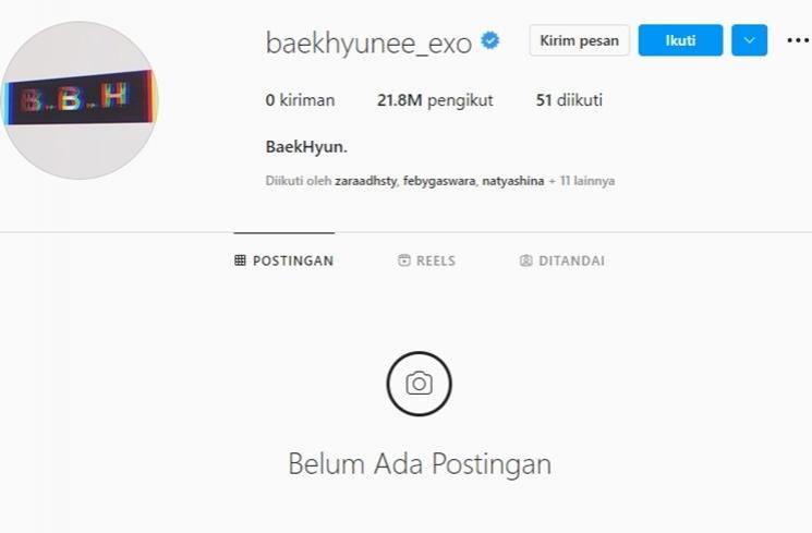 Postingan Instagram Baekhyun EXO lenyap. (Instagram/@baekhyunee_exo)