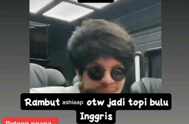 gaya rambut Atta Halilintar (TikTok/@wakwaug)