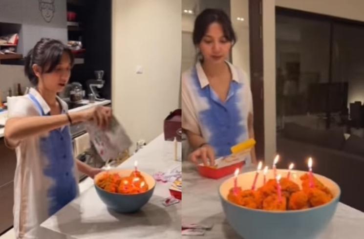 Momen Kejutan Ulang Tahun Sheila Dara (Instagram/@vidialdiano)