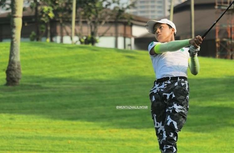 Potret Gen Halilintar Ikut Turnamen Golf (instagram/@genhalilintar)