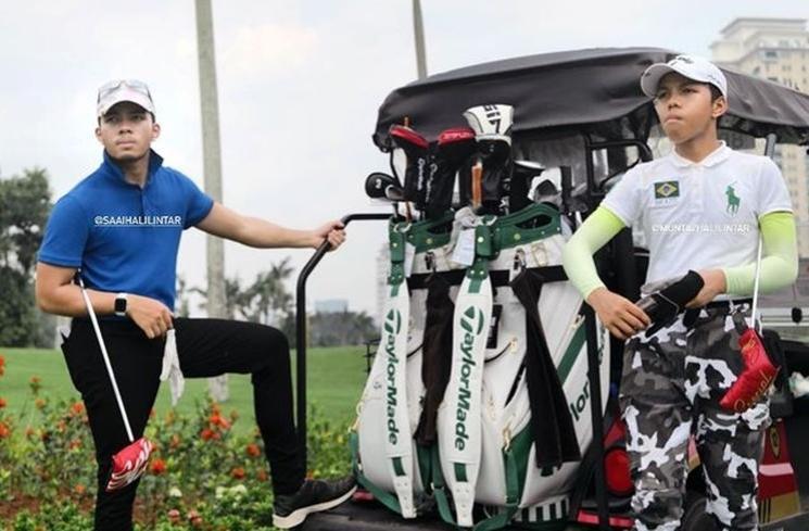 Potret Gen Halilintar Ikut Turnamen Golf (instagram/@genhalilintar)