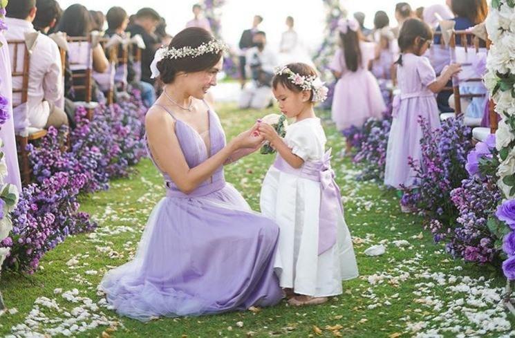 Potret Baby Claire Jadi Flower Girl. (Instagram/shandyaulia)