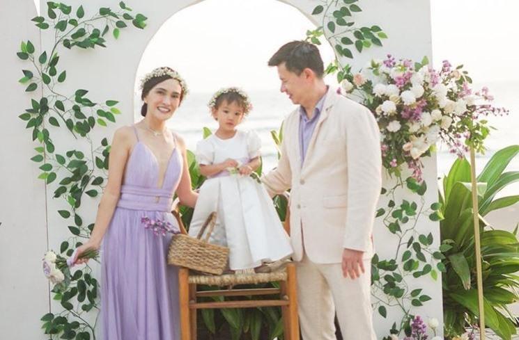 Potret Baby Claire Jadi Flower Girl. (Instagram/shandyaulia)