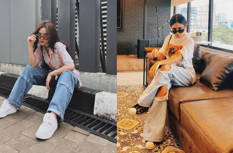 Adu Gaya Mahalini vs Ziva Magnolya. (Instagram/mahaliniraharja/zivamagnolya)