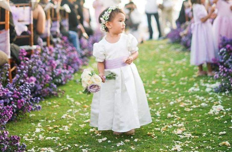 Potret Baby Claire Jadi Flower Girl. (Instagram/shandyaulia)