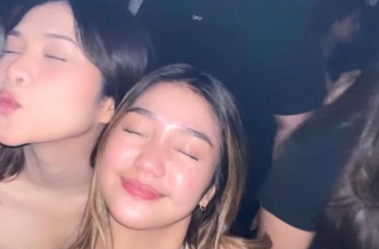Chandrika Chika diduga party di klub malam (TikTok/@yandex_fc)