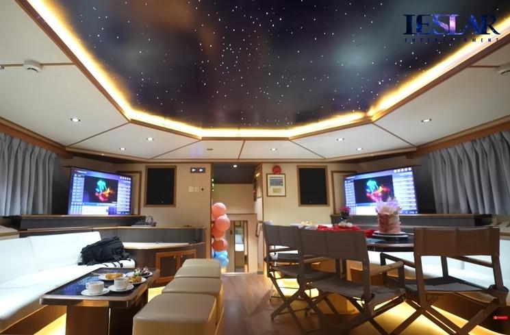 Penampakan Kapal Pesiar Rp38 M Lesti Kejora (YouTube/Leslar Entertainment)