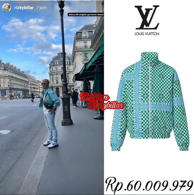 Gaya Branded Rizky Billar. (Instagram/fashionrizkybillar)