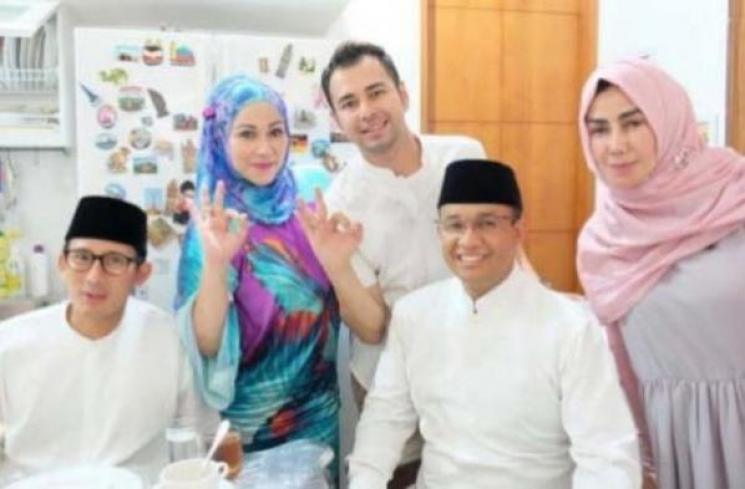 Potret Anies Baswedan Bareng Artis. (Instagram/Istimewa)