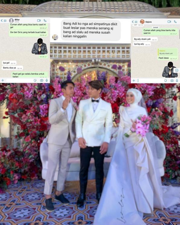 Percakapan Ady Sky dan Rizky Billar. (Instagram/adysky99)