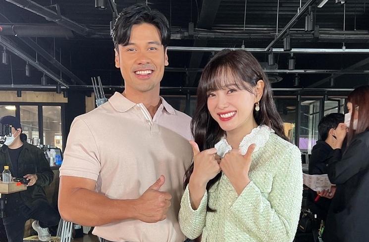 Momen Pertemuan Chicco Jerikho dan Kim Se Jeong (instagram/@clean_0828)