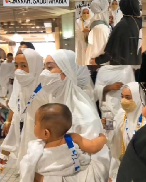Potret Lesti Umrah. (Instagram/lestialfatih_fc)
