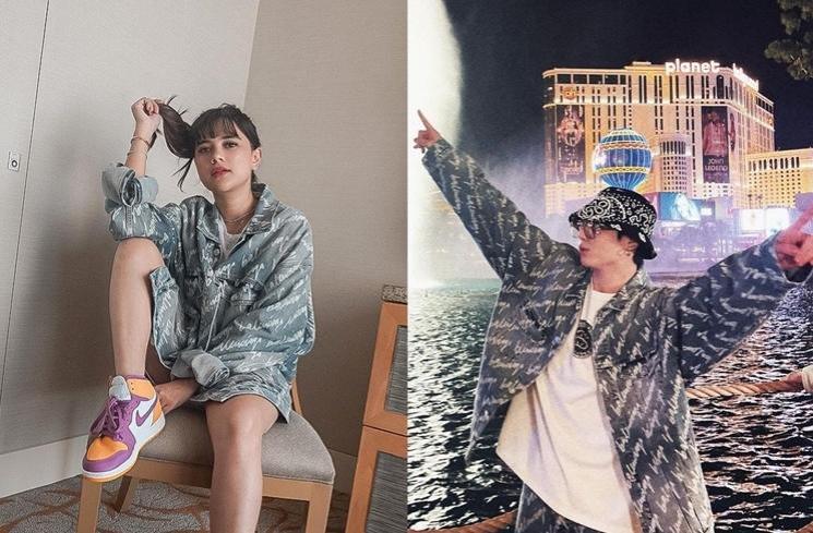 Gaya Audi Marissa kembaran barang dengan member BTS. (Instagram/@audimarissa)