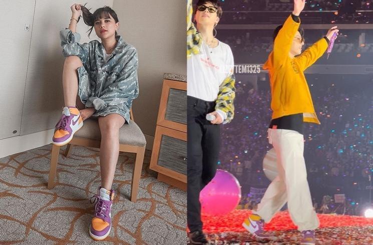 Gaya Audi Marissa kembaran barang dengan member BTS. (Instagram/@audimarissa)