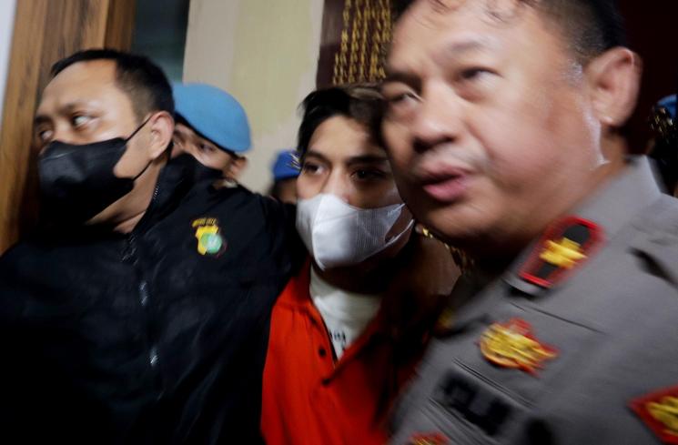 Rizky Billar di Polres Metro Jakarta Selatan. (MataMata.com/Oke Atmaja)