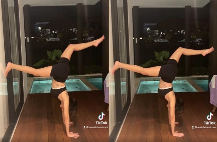 Momen Nikita Mirzani Olahraga (instagram/@nikitamirzanimawardi_172)