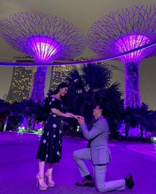 Artis yang Dilamar Kekasih di Hari Ulang Tahun. (Instagram/felicyangelista_)