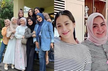 Lesti Kejora Nongkrong sama Bestie, Mama Rieta Hadiri Pernikahan di Gereja