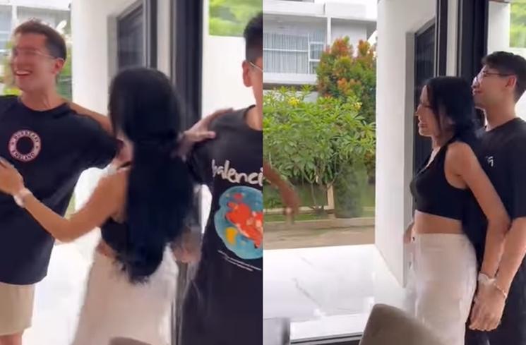 Momen Lucinta Luna 'Beringas' ke Verrell Bramasta dan Athalla Naufal (Instagram/@lucintaluna_manjalita)