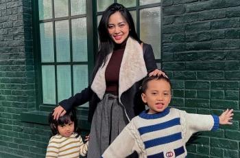 9 Momen Liburan Rachel Vennya di Jepang Bareng Anak, Happy Ketemu Minions