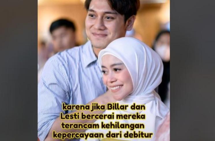Rizky Billar dan Lesti Kejora (tiktok/7wishlist)