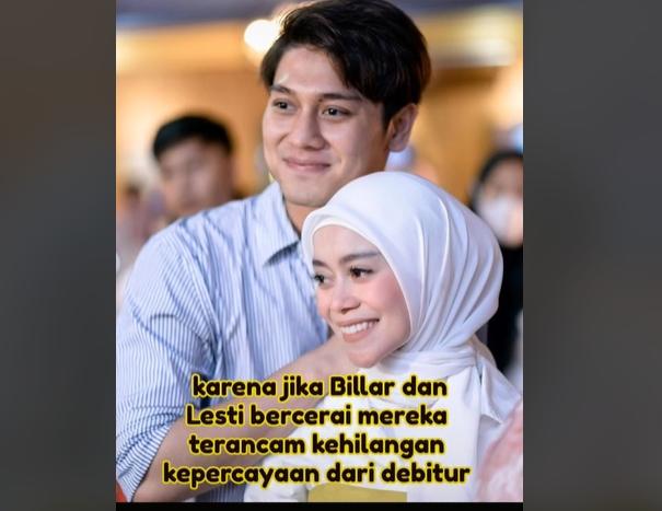 Rizky Billar dan Lesti Kejora (tiktok/7wishlist)
