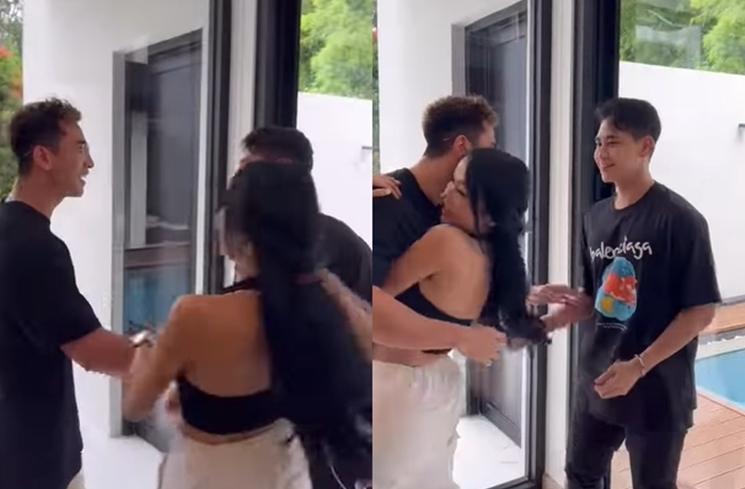 Momen Lucinta Luna 'Beringas' ke Verrell Bramasta dan Athalla Naufal (Instagram/@lucintaluna_manjalita)
